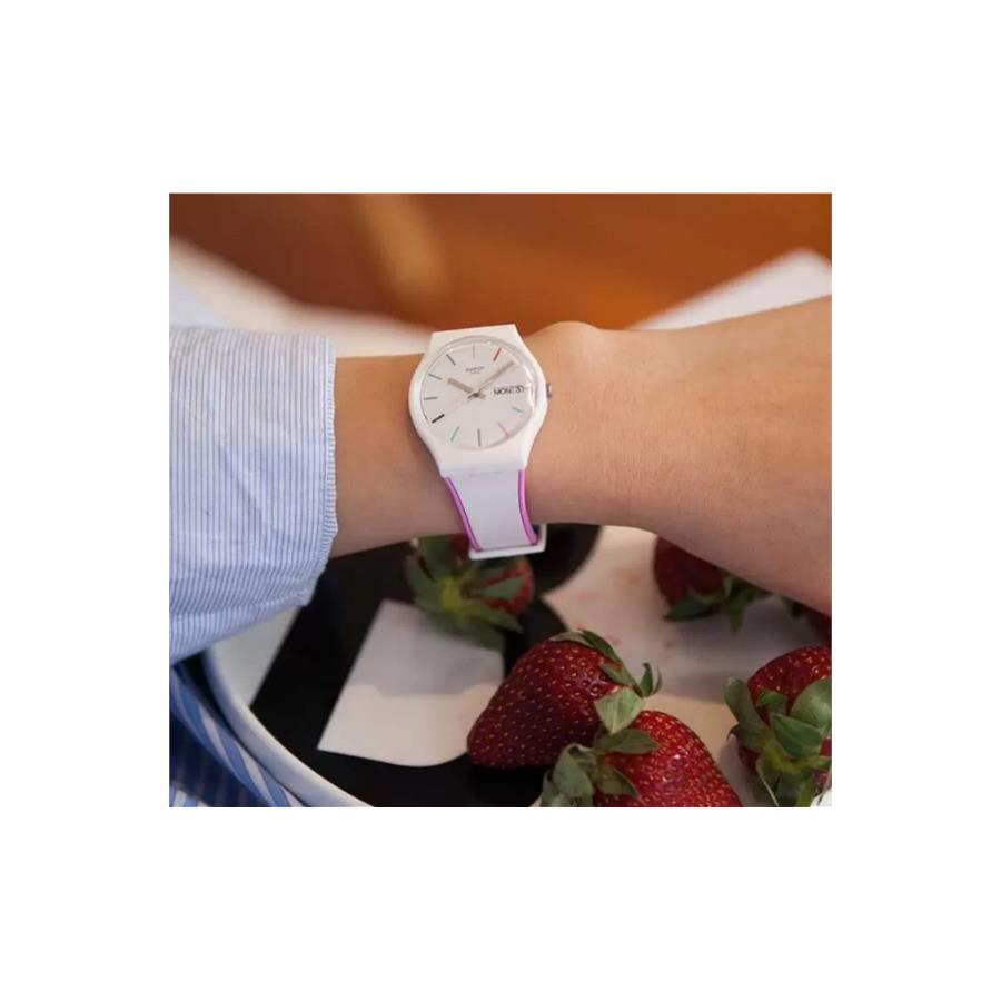 Montre Swatch Femme Gent Pinkline GW408 - Bijoux de Mode