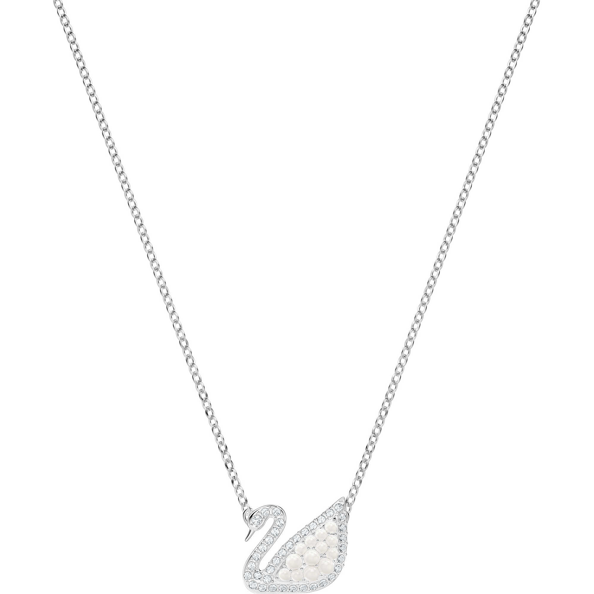 Swarovski swan necklace. Swan chain. Кулон гусь. Swan chain. Подвеска в виде лебедя.