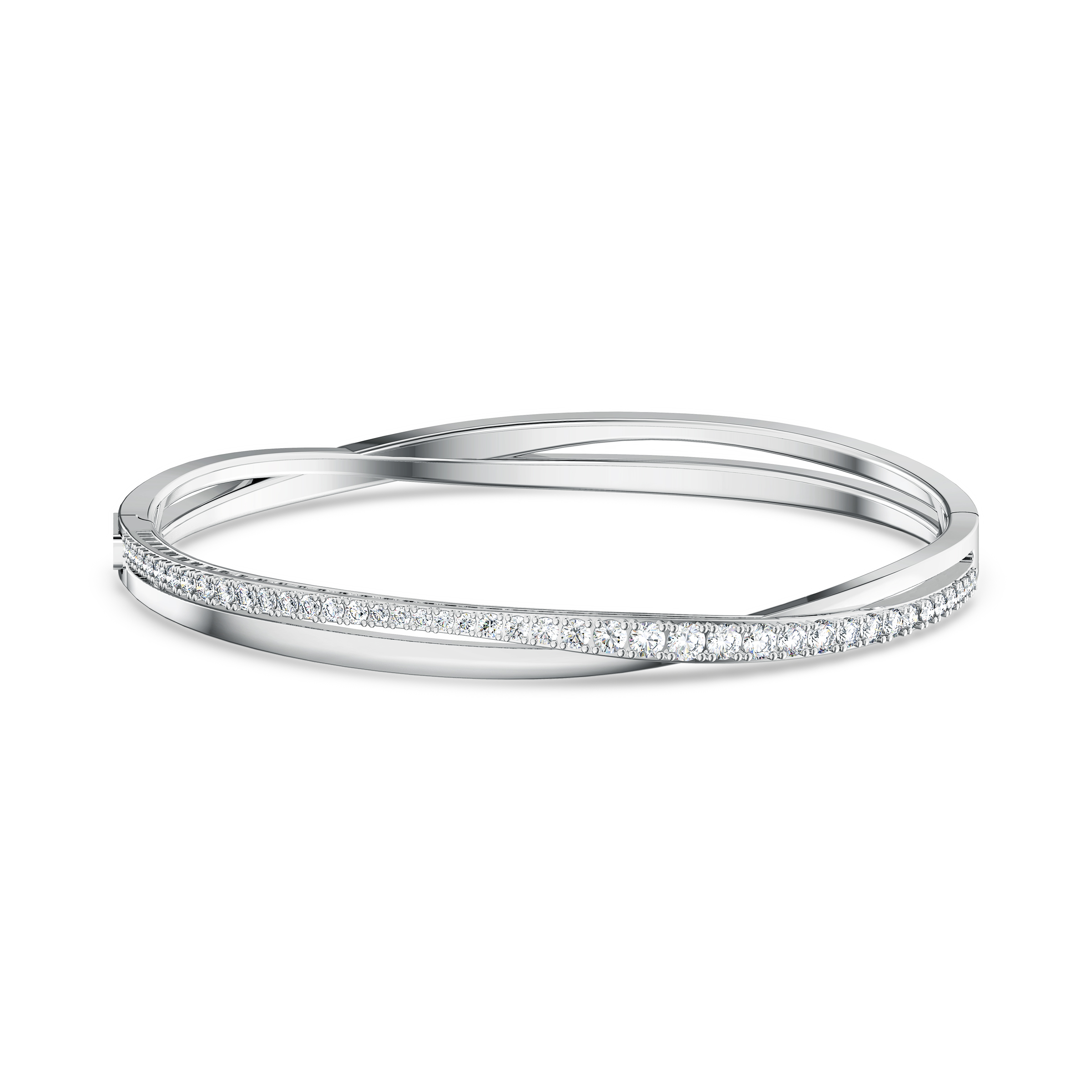 5565210 Swarovski Bilezik Twıst-Bangle Rows Czwh-Rhs M 5565210 4
