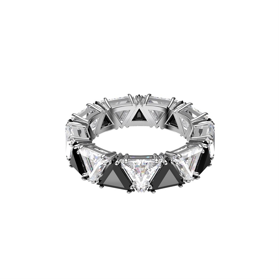 5619153 Swarovski Yüzük Millenia:Ortyx Band Ring Rhodium shiny Black ...